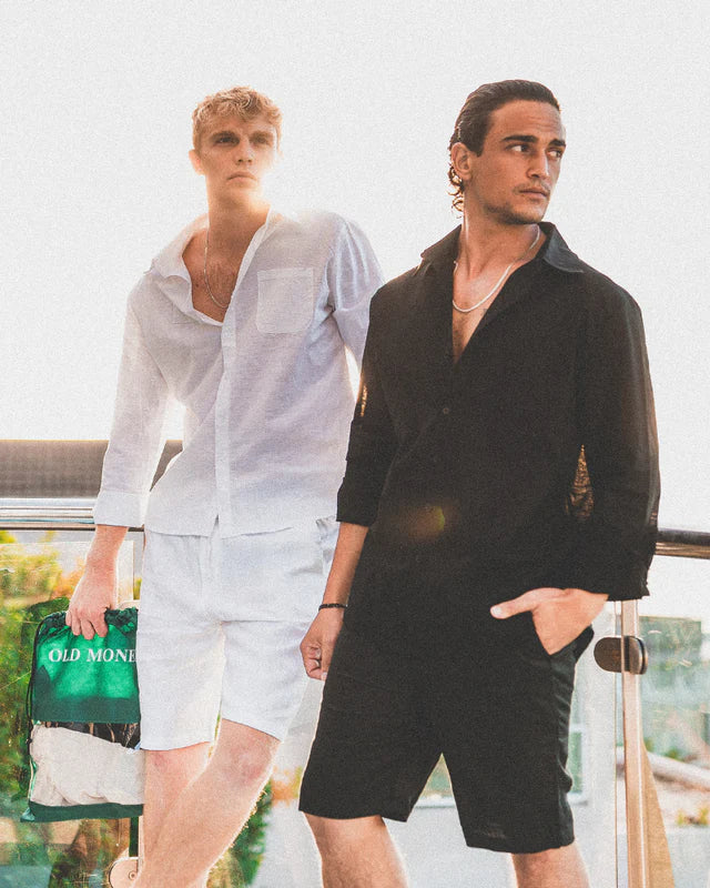 Casablanca – Short en Lin Premium, Style Old Money